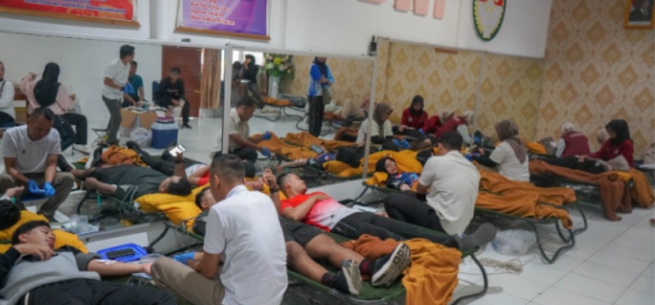 RSUP M Djamil Padang Gelar Donor Darah di Kawasan CFD