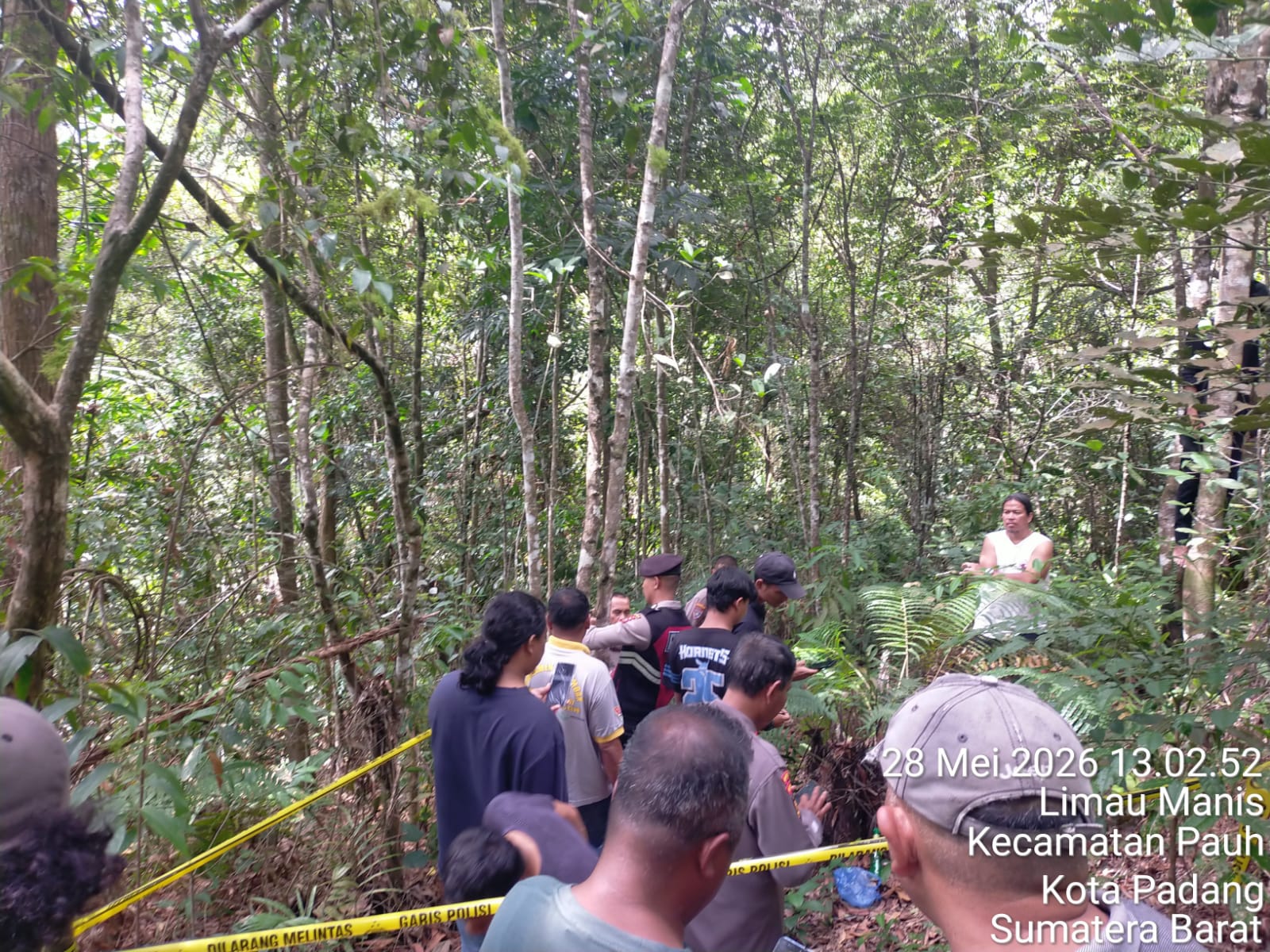 "Lokasi korban ditemukan tergantung"